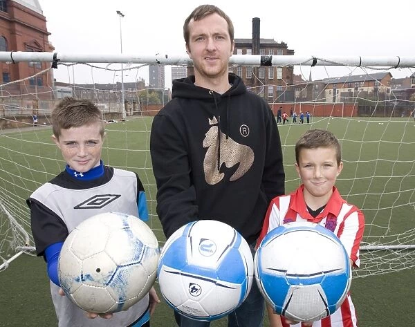 Rangers Football Club: October Soccer School - Interactive Session with Andy Webster and Enthusiastic Kids