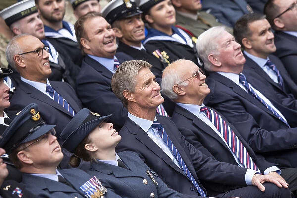 Rangers Football Club: Salute to Heroes - 2003 Scottish Cup Champions Reunite with Directors and Armed Forces at Ibrox Stadium