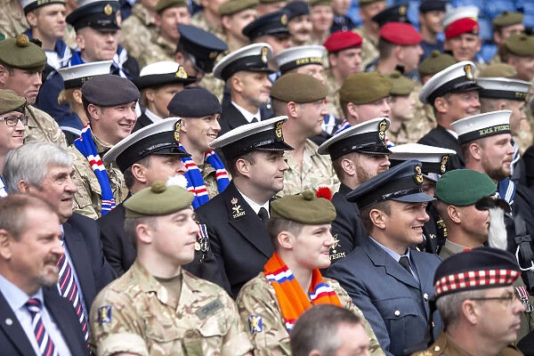 Rangers Football Club: Salute to Heroes - Honoring the 2003 Scottish Cup Winning Squad and Armed Forces Members