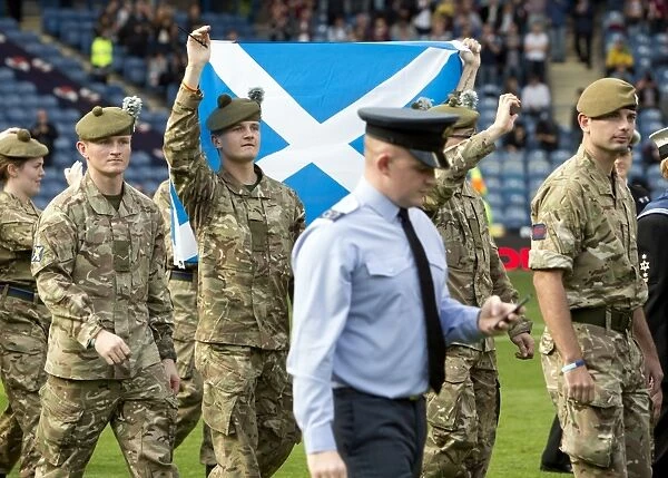Rangers Football Club: Saluting Heroes - Military Tribute at Ibrox Stadium (8-0 Win over Stenhousemuir)