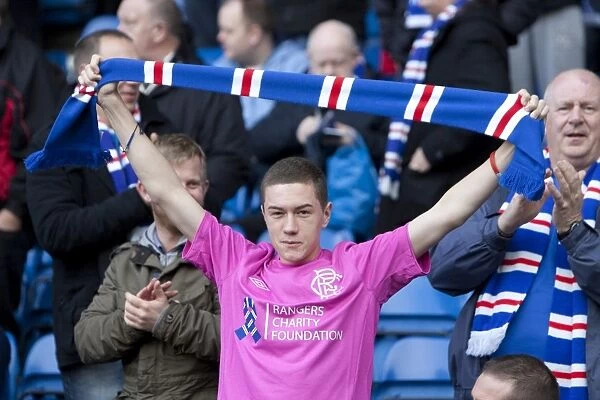 Rangers Football Club: Shining Pink in 2-0 Victory over Queens Park at Ibrox Stadium