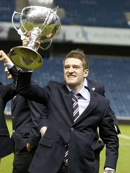 Rangers Football Club: Steven Davis Triumphant Return - Co-operative Cup Victory Celebration at Ibrox (Exclusive Images)