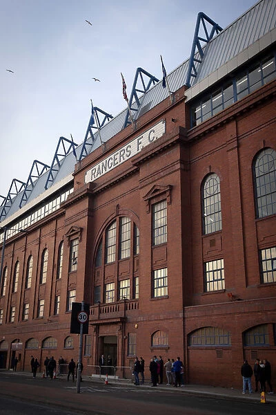 Rangers Football Club: Bill Struth Main Stand at Ibrox Stadium - Scottish Premiership Matchday