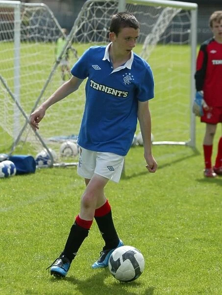 Rangers Football Club: Summer 2010 Residential Camp at King George V Playing Fields - Young Rangers in Action