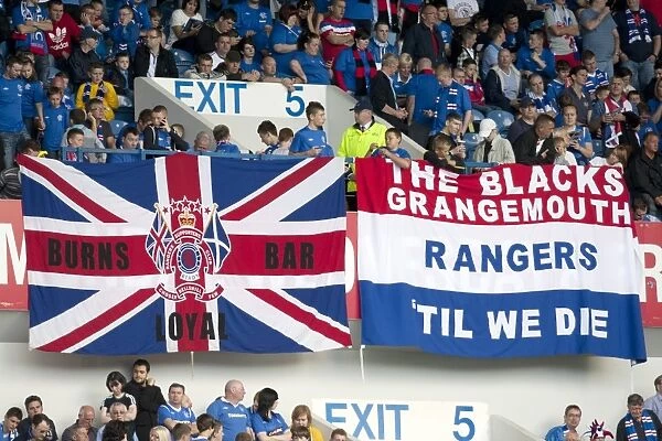 Rangers Football Club: Thrilling 5-1 Victory at Ibrox - Euphoric Fans Celebrate with Triumphant Banners