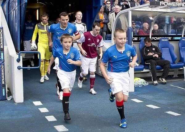 Rangers Football Club: Thrilling 5-1 Victory over Arbroath at Ibrox Stadium - Exciting Mascot Run-Out
