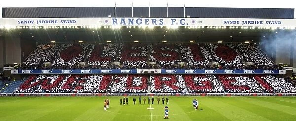 Rangers Football Club: A Tribute to Fallen Heroes - Remembrance Day in the Sandy Jardine Stand (Ladbrokes Championship: Rangers vs Alloa Athletic at Ibrox Stadium)