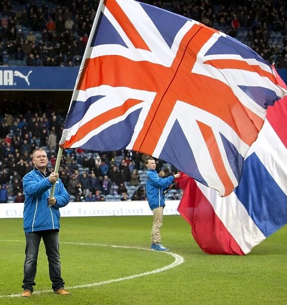 Rangers Football Club: A Tribute to Glorious 2003 Scottish Cup Victory - Flag Bearers Honoring Champions