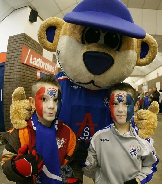 Rangers Football Club: Victory and Family Fun at Ibrox Stadium - Broxi Bear Family Fun Day (Rangers 2-0 Kilmarnock)