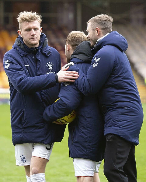 Rangers Football Club: Worrall and Arfield's Jubilant Moment - Scottish Premiership Victory over Motherwell
