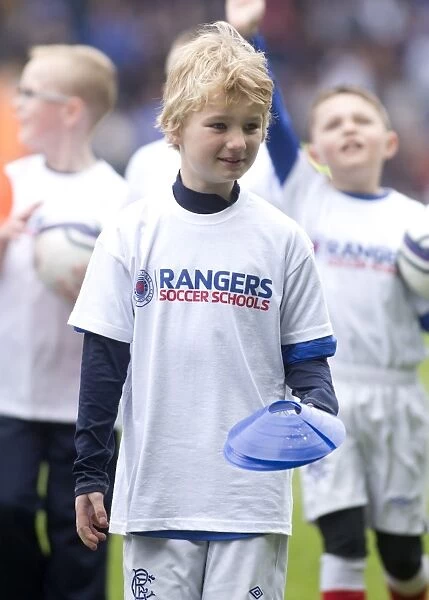 Rangers Football Club: Young Stars of Tomorrow Shine at Ibrox Stadium - Half Time Training Session (2-0 vs Clyde)