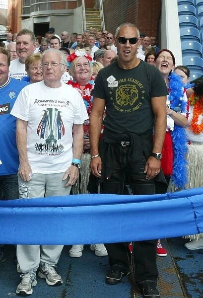 Rangers Football Club's Champions Walk 2010: A Unifying Charity Event with Mark Hateley - Fans United for a Good Cause