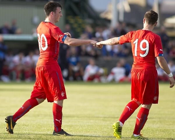 Rangers: Gallagher and McKay Celebrate Goal in Pre-Season Victory over Buckie Thistle