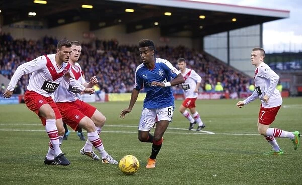 Rangers Gedion Zelalem Stars in League Cup Battle against Airdrieonians at Excelsior Stadium
