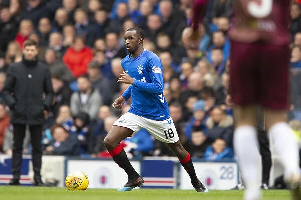 Rangers Glen Kamara Faces Off Against St. Johnstone in Scottish Premiership Action at Ibrox Stadium
