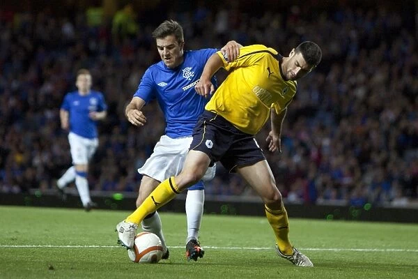 Rangers Glory: Andy Little's Decisive Goal (3-0) in Scottish League Cup Round Two vs Falkirk at Ibrox Stadium