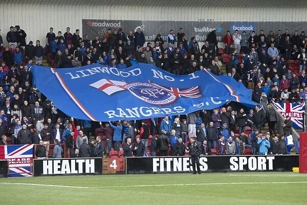 Rangers Glory: Ecstatic Fans Celebrate 4-1 Victory Over Clyde at Broadwood Stadium