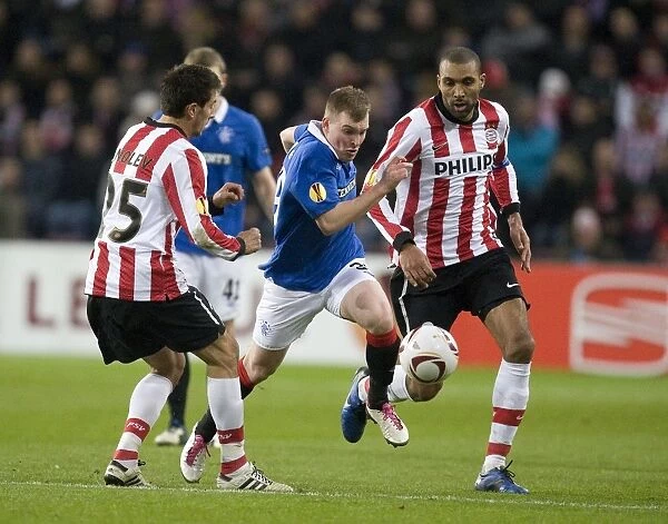 Rangers Gregg Wylde Outshines PSV Defenders in UEFA Europa League Clash