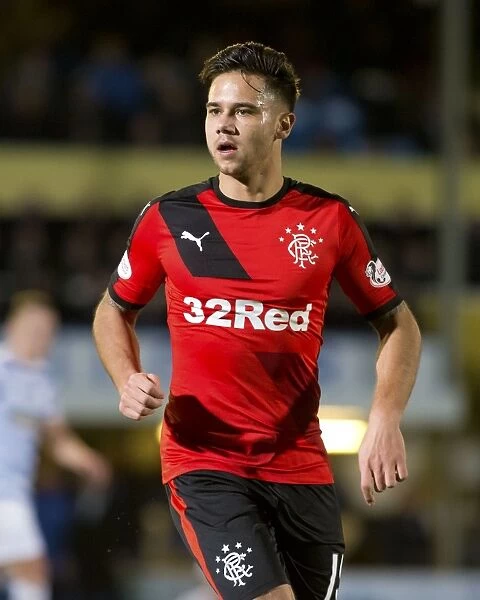 Rangers Harry Forrester in Action during the Championship Clash at Greenock Morton's Cappielow