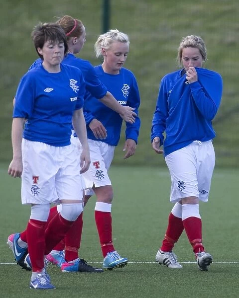 Rangers Hayley Cunningham Celebrates Victory: A Passionate Moment in the Scottish Women's Premier League Clash Against Hibernian
