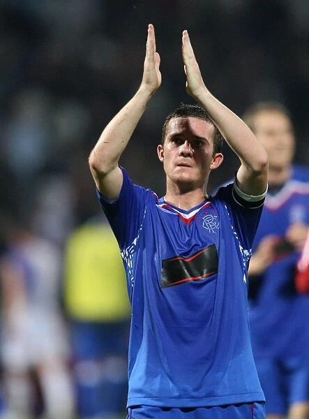 Rangers Historic Triumph: Barry Ferguson's Euphoric Moment after 3-0 Win over Olympique Lyonnais in UEFA Champions League