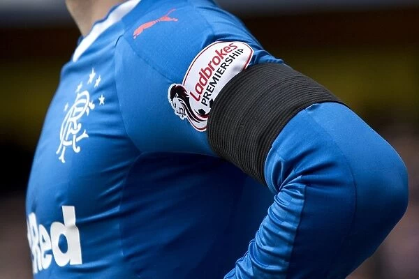 Rangers Honor Billy Simpson: Tribute with Black Arm Bands (Scottish Cup Winning Squad, 2003)