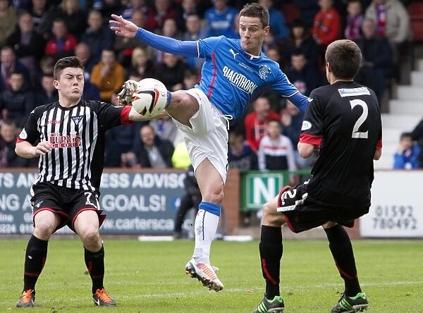 Rangers Ian Black Chasing Glory: Aiming for the Winning Goal at Dunfermline Athletic's East End Park (Scottish Cup Final 2003)