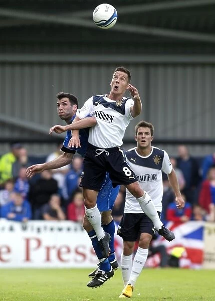 Rangers Ian Black Soaring High: 3-0 Victory over Stranraer in Scottish League One