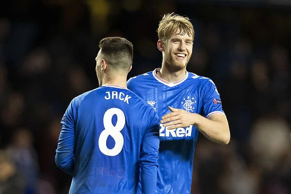 Rangers: Jack and Helander Celebrate 2-0 Europa League Victory Over Porto at Ibrox Stadium