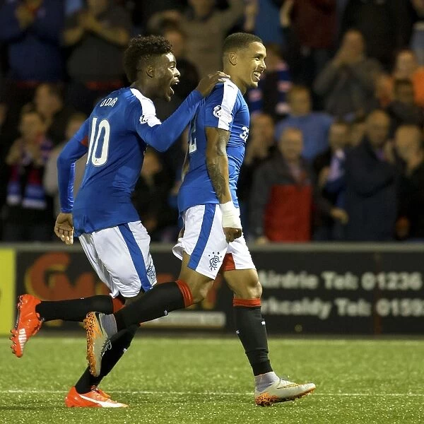 Rangers James Tavernier Scores Thrilling League Cup Goal at Airdrieonians Excelsior Stadium