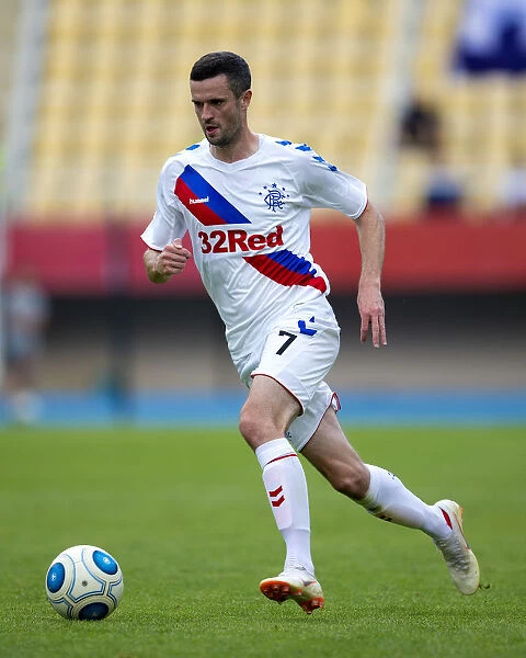 Rangers Jamie Murphy in Action: Europa League Clash Against FC Shkupi at Philip II Arena