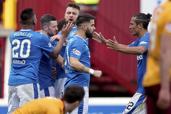 Rangers: Jamie Murphy's Euphoric Moment as He Scores Against Motherwell in the Ladbrokes Premiership