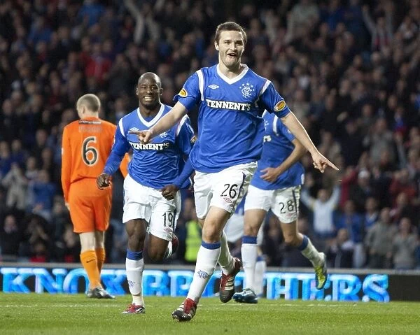 Rangers Jamie Ness Scores Thriller: 5-0 Victory Over Dundee United at Ibrox Stadium (Scottish Premier League)
