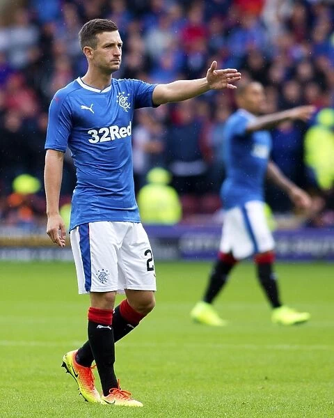 Rangers Jason Holt in Action: Betfred Cup Clash at Fir Park Against Motherwell
