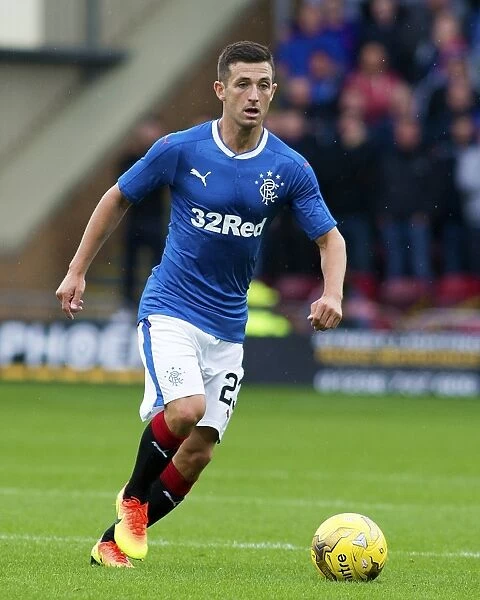 Rangers Jason Holt in Action: Betfred Cup Showdown at Fir Park Against Motherwell