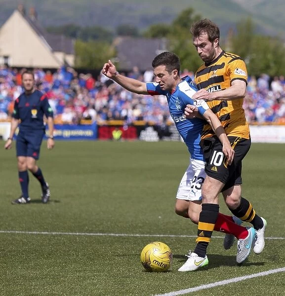 Rangers Jason Holt Fouls and Penalty Against Alloa Athletic in Ladbrokes Championship