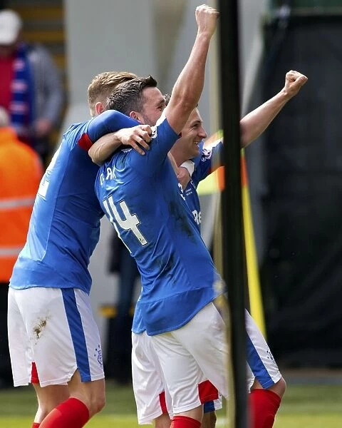 Rangers Jason Holt: Thrilling Goal Celebration in Championship Clash at New St Mirren Park