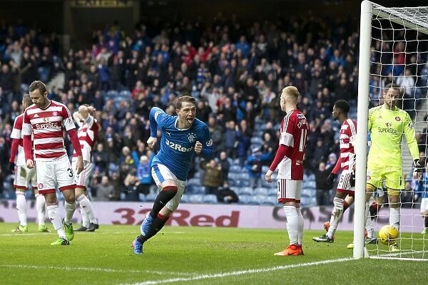 Rangers Joe Garner Scores Dramatic Scottish Cup Quarter-Final Goal at Ibrox Stadium