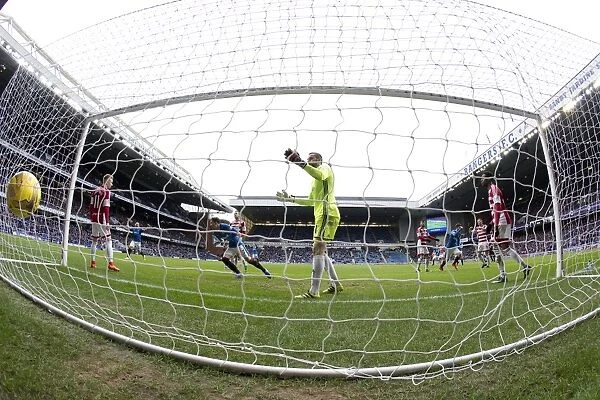 Rangers Joe Garner Scores Dramatic Scottish Cup Quarter-Final Goal at Ibrox Stadium