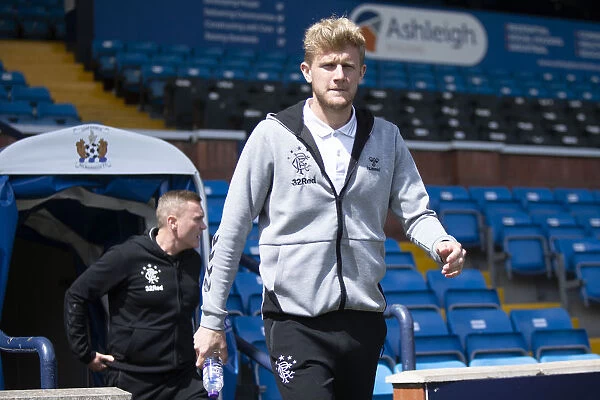 Rangers Joe Worrall in Action at Kilmarnock's Rugby Park - Scottish Premiership Clash