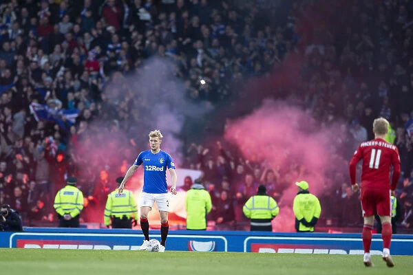 Rangers Joe Worrall at Hampden Park: Betfred Cup Semi-Final Showdown Against Aberdeen