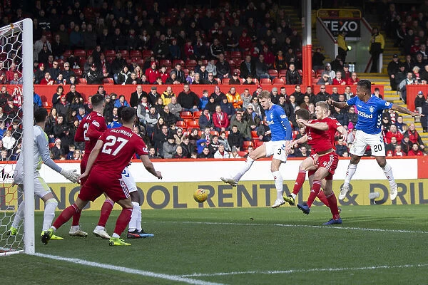 Rangers Joe Worrall Scores the Game-Winning Goal in the Scottish Cup Quarter-Final at Pittodrie Stadium