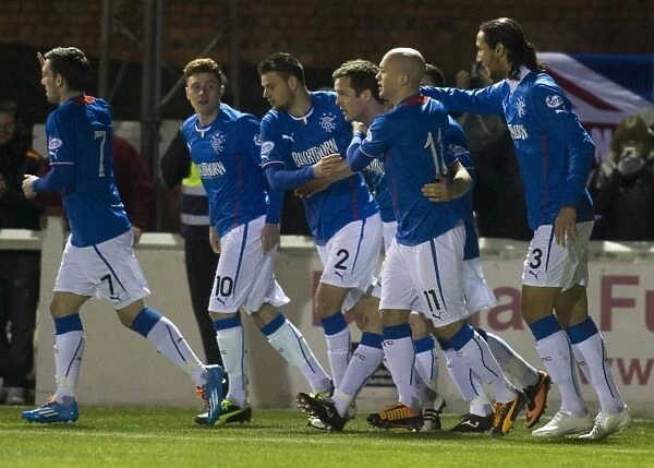 Rangers Jon Daly Rejoices in Scottish League One Victory over Arbroath