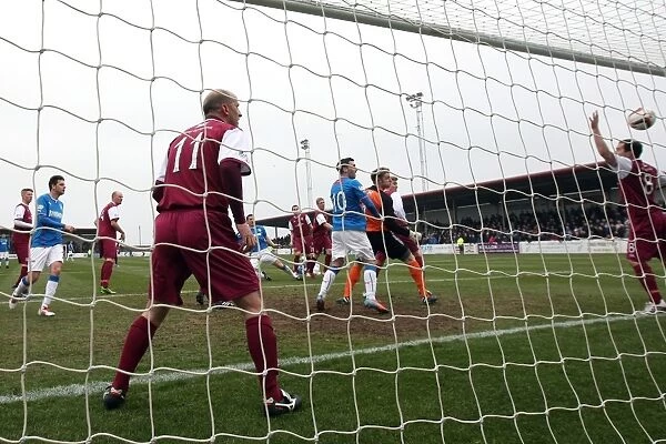 Rangers Jon Daly Scores First Goal in Scottish Cup Win Against Arbroath (2003)