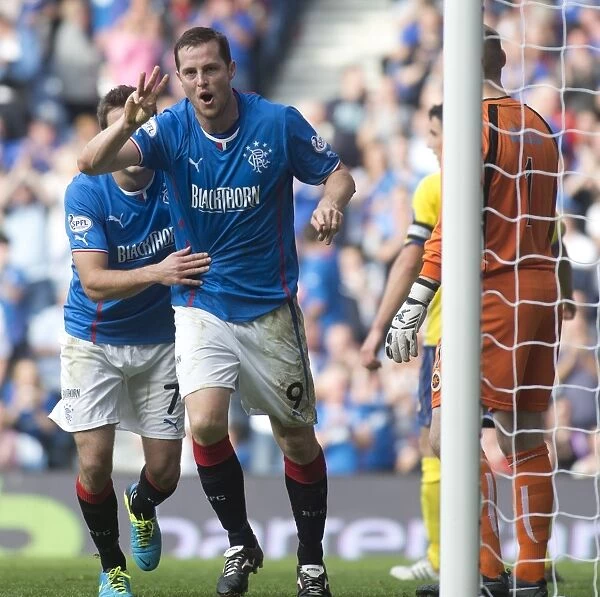 Rangers Jon Daly Scores Hat-trick in Historic 8-0 Victory