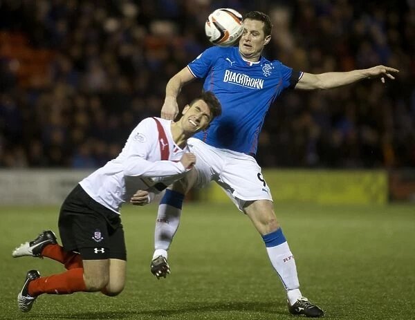 Rangers Jon Daly vs Airdrieonians Gregor Buchanan: Heated Clash in Scottish League One Match