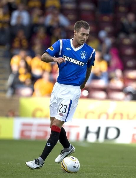 Rangers Jordan McMillan Scores His Third Against Motherwell in Clydesdale Bank Scottish Premier League (0-3)