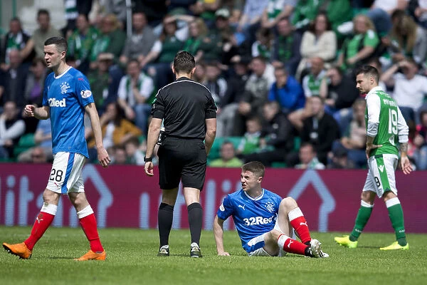 Rangers Jordan Rossiter Suffers Injury in Hibernian vs Rangers Match
