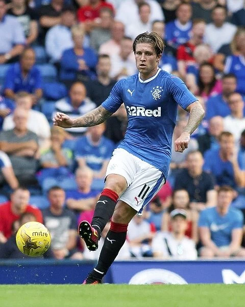 Rangers Josh Windass in Action at Ibrox Stadium: A New Era Begins Amidst Glory of Past Scottish Cup Victories