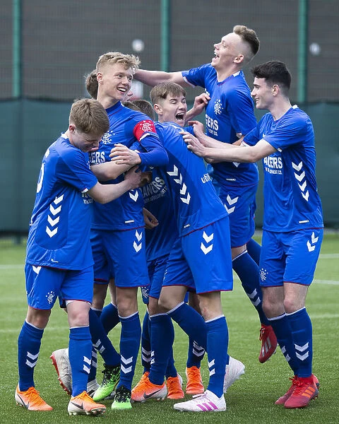 Rangers Kai Kennedy Scores Thrilling Goal Against Hearts in Club Academy Scotland U18 League at Oriam, Edinburgh